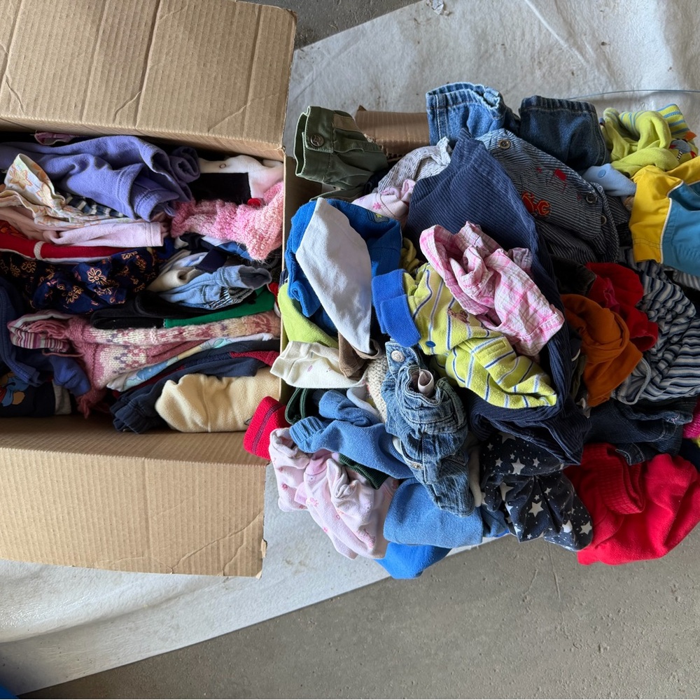 Large lot miscellaneous vintage kids clothing